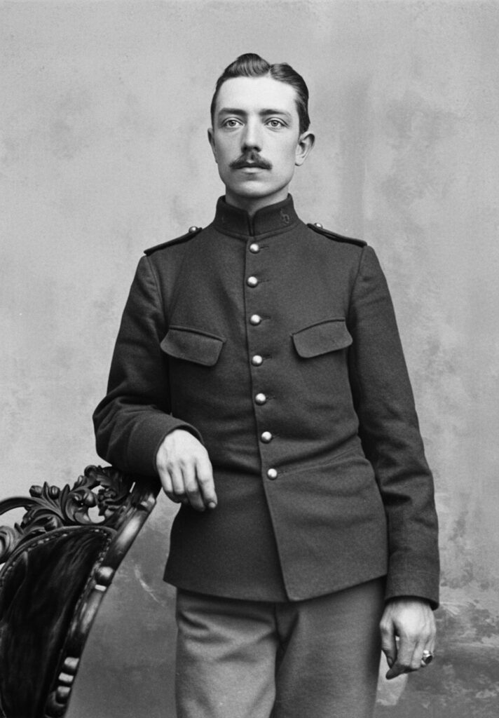 Naar zwart-wit geretoucheerd